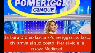 Barbara D’Urso lascia «Pomeriggio 5». Ecco chi arriva al suo posto. Pier silvio e la nuova Mediaset