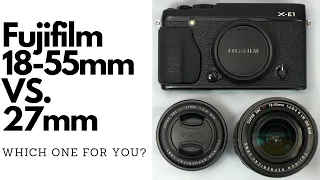 Stop Already: Fujifilm 18-55mm vs 27mm; which is better? Checking San Francisco out with both!