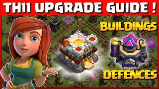 Town Hall 11(Th11) Upgrade Guide(Hindi) | Upgrade Guide Th11 - Clash of clans