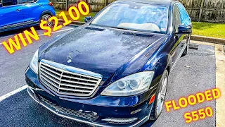 Another Flooded Mercedes S550 Front Salvage Auction Only For $2100