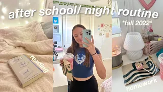 after school/ night routine *fall 2022*