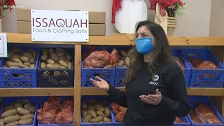 The Issaquah food bank serves 100 households four days a week