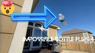 Impossible bottle flip trick shots 4