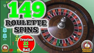 Day 2: 149 Roulette Wheel Spins - Both Directions - Green Scoreboard - Part 1/2 of 300 Spins