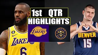 Los Angeles Lakers vs Denver Nugget 1st QTR Highlights | March 2 | 2024 NBA Season