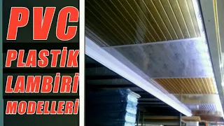 Pvc plastik asma tavan lambiri modelleri