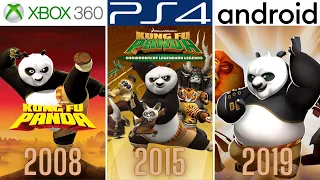 Kung Fu Panda Game Evolution 2008 - 2019