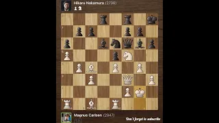 Magnus Carlsen vs Hikaru Nakamura • New in Chess Classic Knockout, 2021