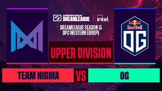 Dota2 - OG vs. Team Nigma - Game 2 - DreamLeague S15 DPC WEU - Upper Division