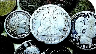 Incredible American Silver Coins FOUND Metal Detecting! Silver Quarter Live Digs! Epic Hunt