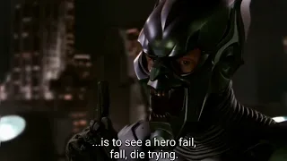 Green Goblin Legendary Quote to Spiderman