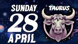 GET READY😫FOR SOME STRONG NEWS🆘😤 TAURUS ♉❤ HOROSCOPE FOR TODAY APRIL 28, 2024