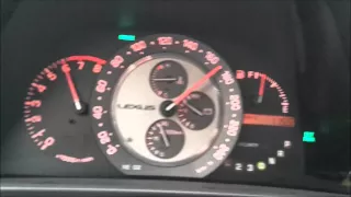 Lexus IS200 0 - 100, and 0 - top speed