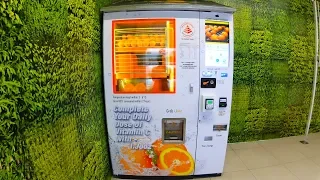 Orange Juice Vending Machine
