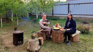 ЗАГОРОДНЫЙ ДОМ | КОСИМ ТРАВУ | ГОТОВИМ НА КОСТРЕ | ДЕЛА В САДУ И НА УЧАСТКЕ | ОБРЕЗАЮ ТЮЛЬПАНЫ 🌷