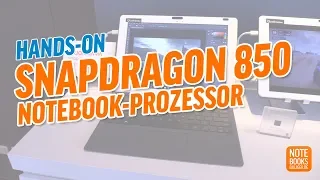 Computex 2018: Snapdragon 850 Hands On - Deutsch / German