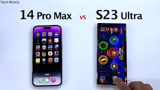 iPhone 14 Pro Max vs S23 Ultra - Speed Performance Test
