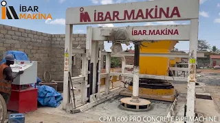 CPM 1600 PRO CONCRETE PIPE MACHINE - UGANDA