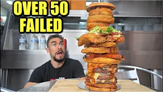 EAT THIS "FAT B@STARD" BURGER AND GET $100?! Crazy Irish CheeseBurger Challenge