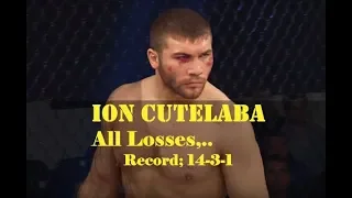 Ion Cutelaba Losses in MMA Career | All 3 Losses of Ion Cutelaba Highlights