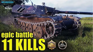 Колобанов, 11 фрагов на прем батчате ✅ World of Tanks Bat.-Châtillon Bourrasque 1.10.0.1