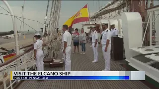 Spanish Navy Ship, Juan Sebastian de Elcano, in Port of Pensacola until June 3