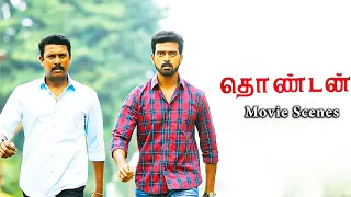 Thondan Movie Scenes | The Thondan is here! | Samuthirakani | Vikranth | Sunaina