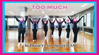 TOO MUCH || Linedance Demo || Philip Victor Ongert || Mahits