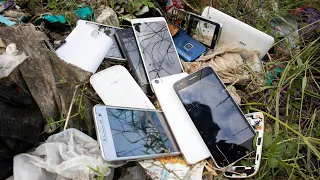 Looking for used and broken phones in the trash || Restoration broken phone