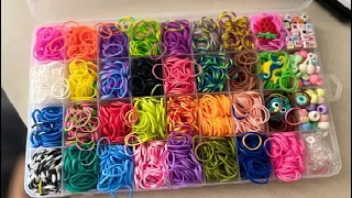 1850+ Loom Bands Bracelet Making Refill Kit Review, LOVE these Wivowi rubber band and bead bracelet