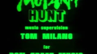 Mutant Hunt 1987 soundtrack bootleg Tom Milano for Don Great Music