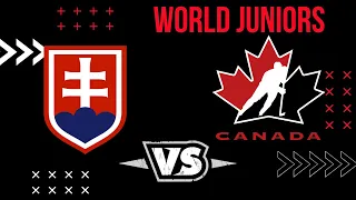 Canada vs. Slovakia 2021 world juniors Dec. 27th, 2020