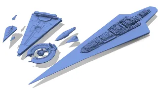 Capital Ship Size Comparison - Star Wars Canon (2018)