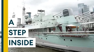 HMS Belfast: Guided Tour Around The Revamped WW2 Museum Ship!