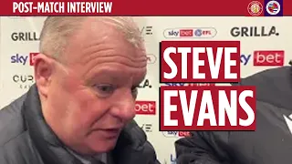 Steve Evans' reaction | Stevenage 0-1 Reading
