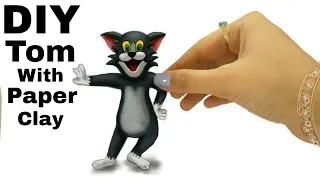 How To Make Cartoon | Tom And Jerry | Clay Craft | Miniature Crafts | Cardboard Craft Ideas