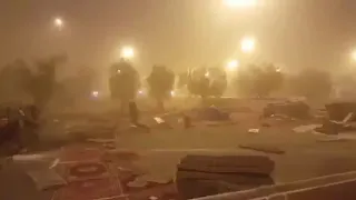 Very Strong Storm In Meena during Hajj (2018)