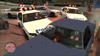 Gta IV police chase, crashes, stunts compilation