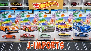 Unboxing Hot Wheels 2024 J-imports Set