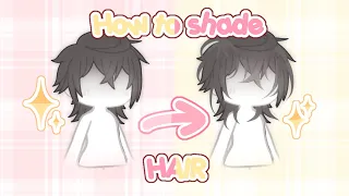 ✨Gacha hair shading tutorial || IbisPaint Only!✨