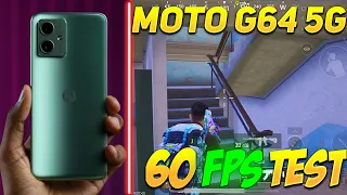 MOTO G64 5G BGMI SMOOTH+EXTREME GAMEPLAY🔥 | MOTO G64 5G PUBG TEST 60FPS | MOTO G64 5G PUBG BGMI TEST