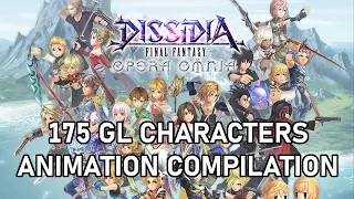 ALL Character Animations | Global | Dissidia Final Fantasy Opera Omnia [DFFOO]