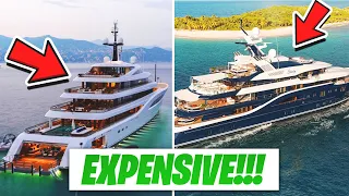 5 INSANELY EXPENSIVE mega yachts you just HAVE TO SEE!