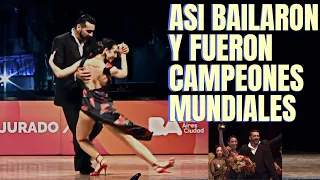 Baile de tango de campeones escenario Mundial de Tango 2022 Ricardo Astrada, Constanza Vieyto