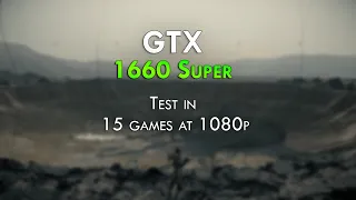 GTX 1660 Super Overclock | Test in 15 Games on 1080p