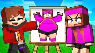 Anna vs Talcado Concours de DESSIN sur Minecraft !