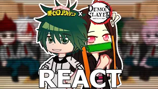 class 1A React to hashiras!! | Demon slayer | | Mha/Bnha | gacha club | REPOST!! |