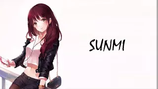 Nightcore - HEROINE (SUNMI) + Lyrics