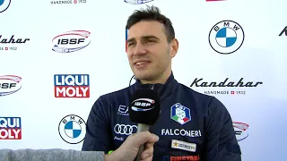 Winner interview Men Skeleton st moritz