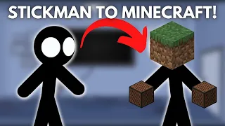 FNF | FNF Stickman to Minecraft! | Friday Night Funkin' VS Stickman Mod [Minecraft Note Block Cover